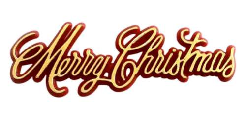 Merry Christmas Script Motto